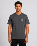 Men’s Comfort Fit Dark Grey Classic Round Neck T-Shirt