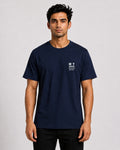 Men’s Comfort Fit Navy Classic Round Neck T-Shirt