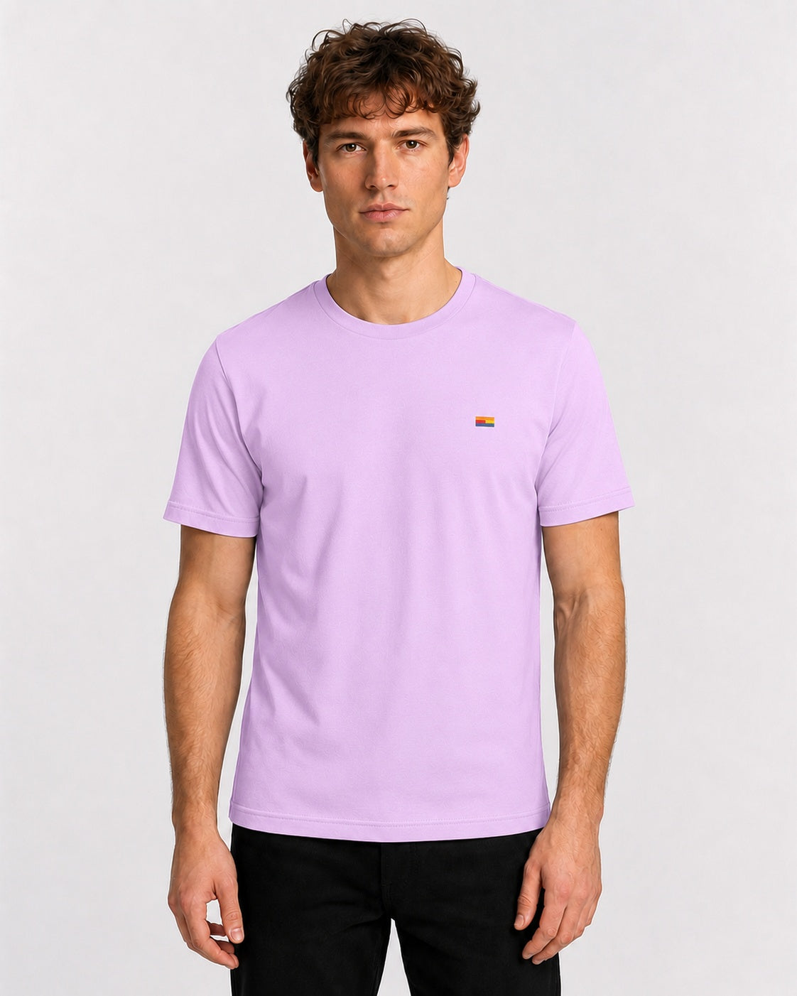 Style-1 Men’s Comfort Fit Purple Classic Round Neck T-Shirt