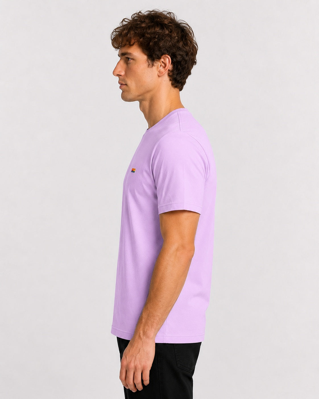 Style-1 Men’s Comfort Fit Purple Classic Round Neck T-Shirt