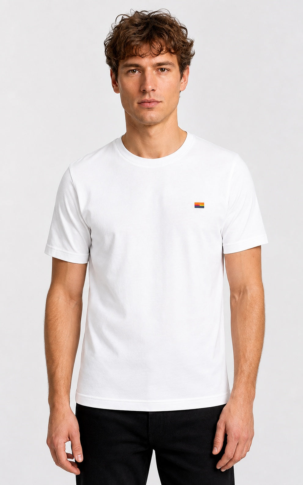Style-1 Men’s Comfort Fit White Classic Round Neck T-Shirt